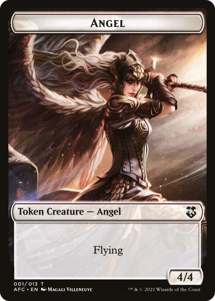 Angel (TAFC-001) - Forgotten Realms Commander Tokens - Premium MTG Single from Wizards of the Coast - Just $0! Shop now at Game Crave Tournament Store