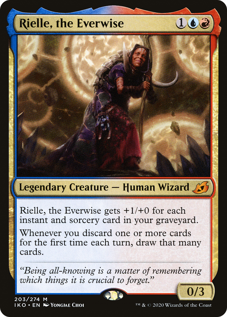 Rielle, the Everwise (IKO-203) - Ikoria: Lair of Behemoths - Premium MTG Single from Wizards of the Coast - Just $0.43! Shop now at Game Crave Tournament Store