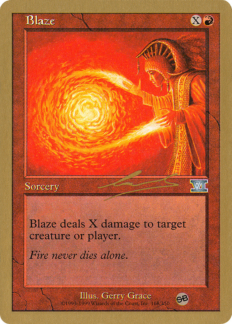 Blaze (WC00-NL168SB) - World Championship Decks 2000 - Premium MTG Single from Wizards of the Coast - Just $0.79! Shop now at Game Crave Tournament Store