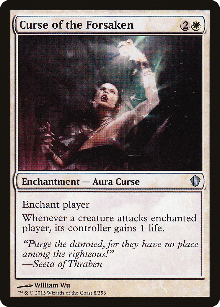 Curse of the Forsaken (C13-008) - Commander 2013 - Premium MTG Single from Wizards of the Coast - Just $0.08! Shop now at Game Crave Tournament Store