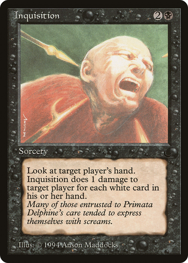 Inquisition (DRK-047) - The Dark - Premium MTG Single from Wizards of the Coast - Just $0.25! Shop now at Game Crave Tournament Store