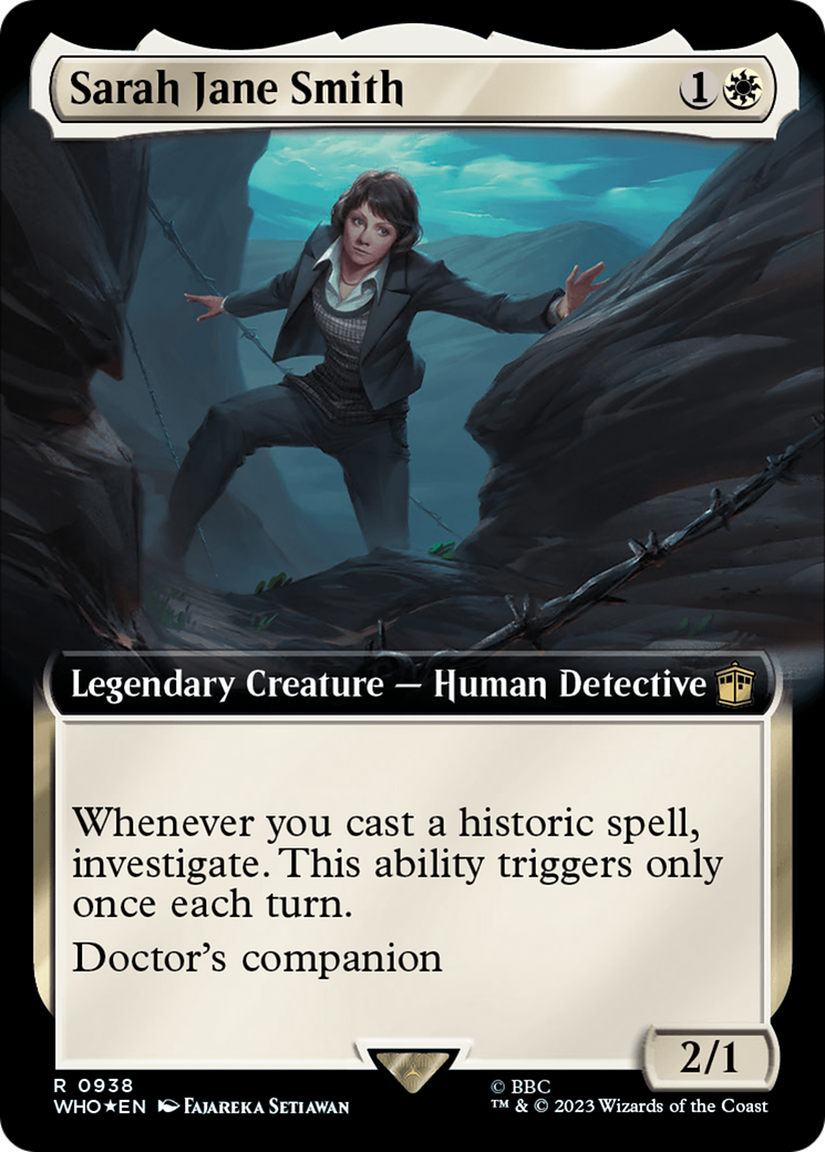 Sarah Jane Smith (WHO-938) - Doctor Who: (Extended Art) Foil - Premium MTG Single from Wizards of the Coast - Just $0.24! Shop now at Game Crave Tournament Store