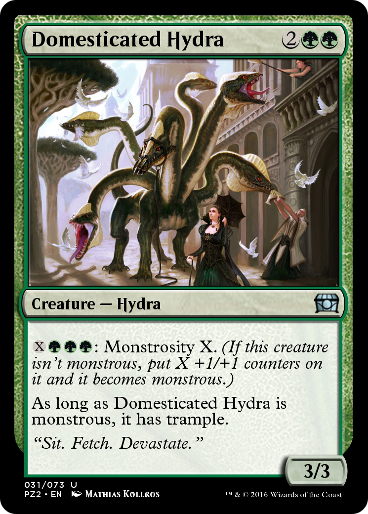 Domesticated Hydra (PZ2-031) - Treasure Chest Foil - Premium MTG Single from Wizards of the Coast - Just $0! Shop now at Game Crave Tournament Store