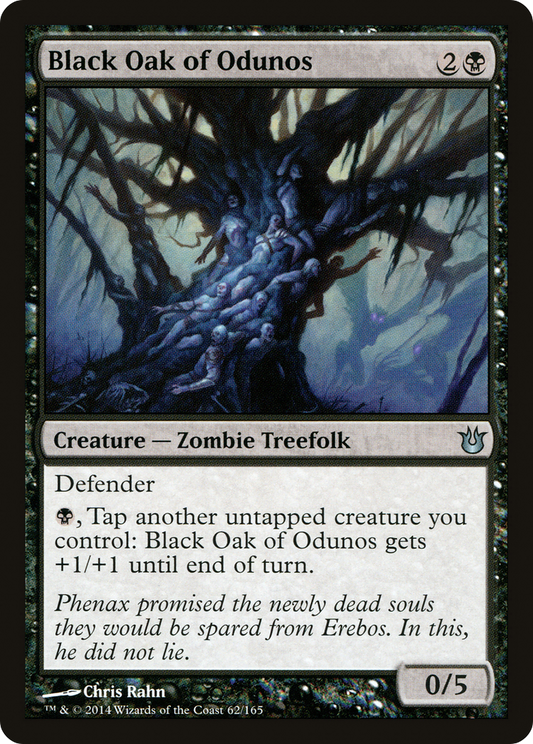 Black Oak of Odunos (BNG-062) - Born of the Gods Foil - Premium MTG Single from Wizards of the Coast - Just $0.10! Shop now at Game Crave Tournament Store