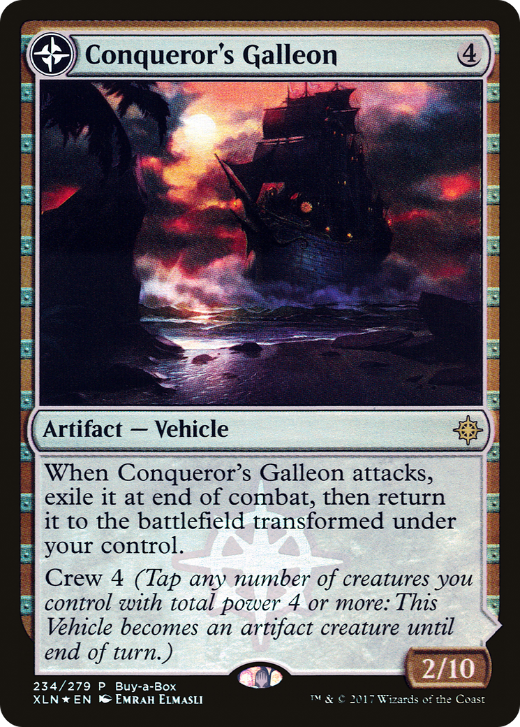 Conqueror's Galleon // Conqueror's Foothold (PXTC-234) - XLN Treasure Chest: (compasslanddfc) Foil - Premium MTG Single from Wizards of the Coast - Just $2.78! Shop now at Game Crave Tournament Store