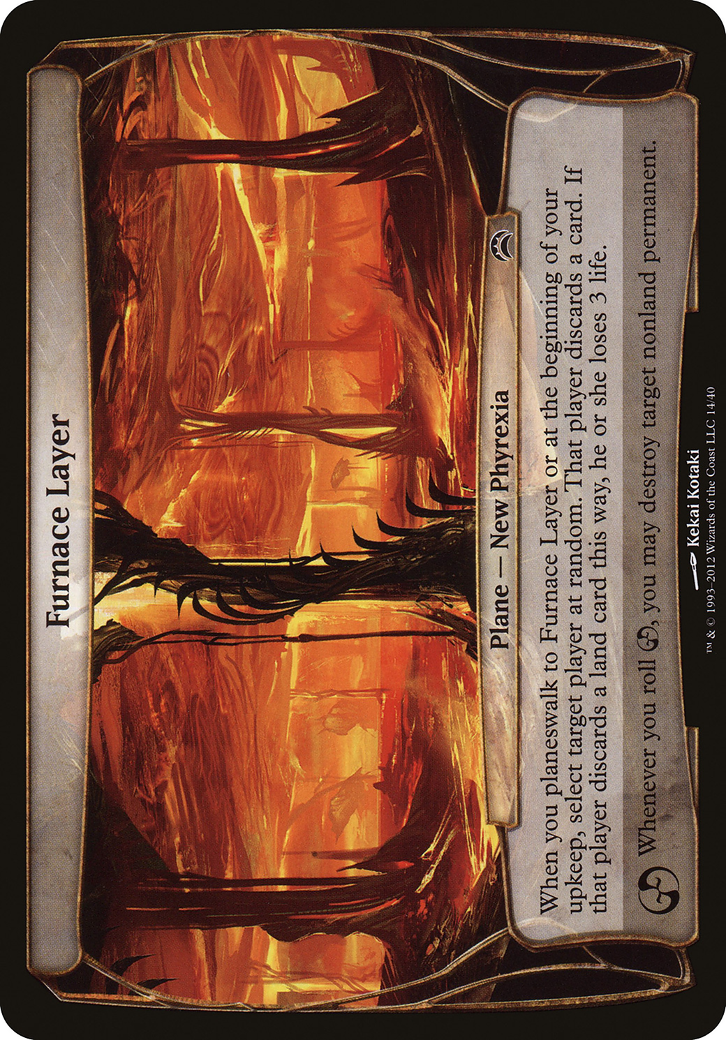 Furnace Layer (OPC2-014) - Planechase 2012 Planes - Premium MTG Single from Wizards of the Coast - Just $0.24! Shop now at Game Crave Tournament Store