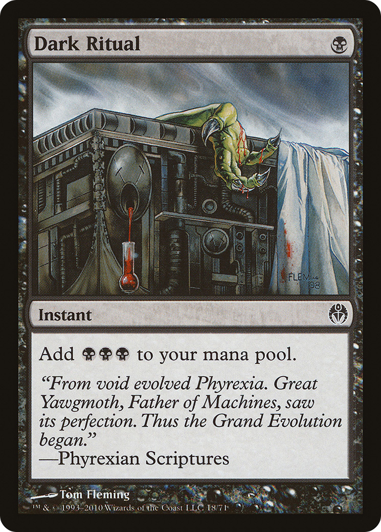 Dark Ritual (DDE-018) - Duel Decks: Phyrexia vs. the Coalition - Premium MTG Single from Wizards of the Coast - Just $2.08! Shop now at Game Crave Tournament Store