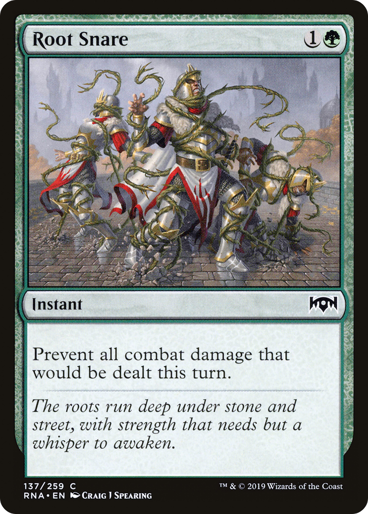 Root Snare (RNA-137) - Ravnica Allegiance - Premium MTG Single from Wizards of the Coast - Just $0.25! Shop now at Game Crave Tournament Store