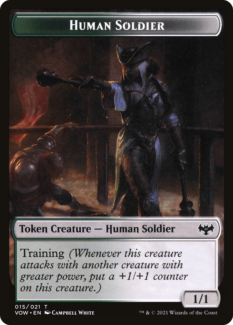 Human Soldier (TVOW-015) - Innistrad: Crimson Vow Tokens Foil - Premium MTG Single from Wizards of the Coast - Just $0! Shop now at Game Crave Tournament Store