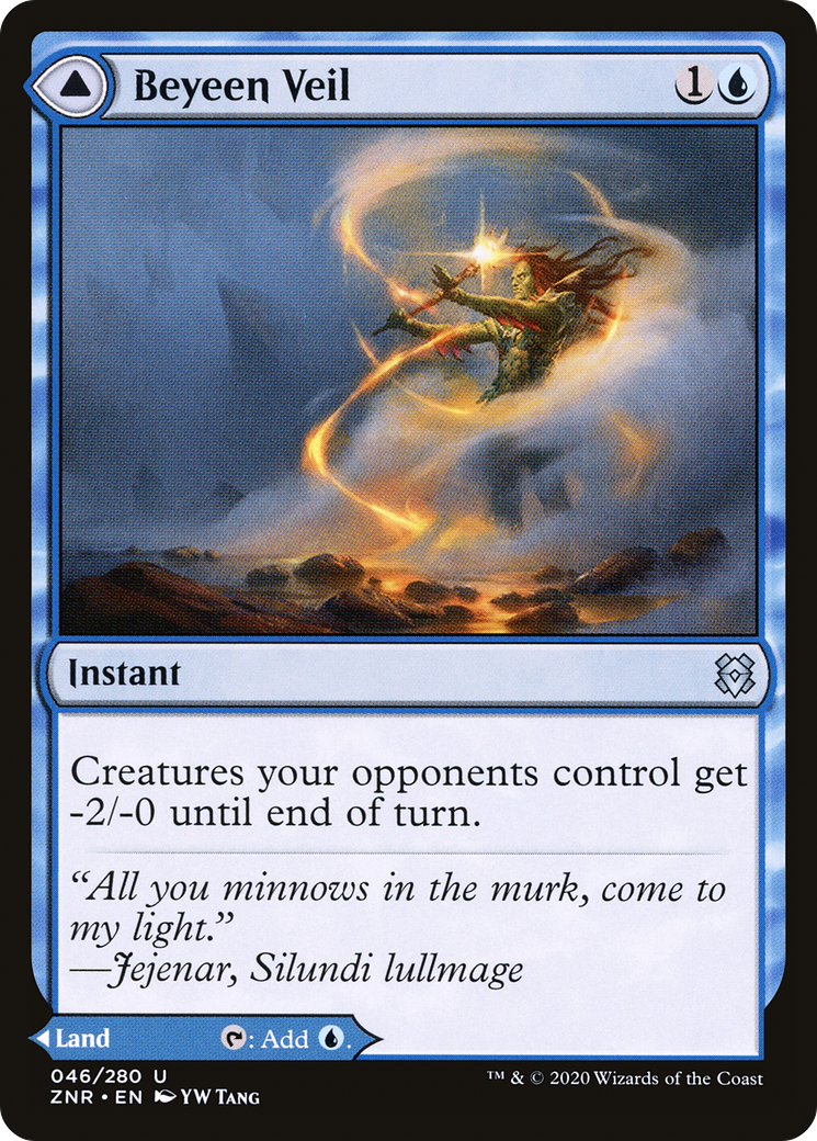 Beyeen Veil // Beyeen Coast (ZNR-046) - Zendikar Rising - Premium MTG Single from Wizards of the Coast - Just $0.25! Shop now at Game Crave Tournament Store