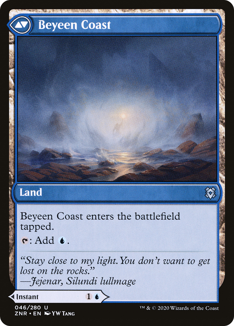 Beyeen Veil // Beyeen Coast (ZNR-046) - Zendikar Rising Foil - Premium MTG Single from Wizards of the Coast - Just $0.26! Shop now at Game Crave Tournament Store