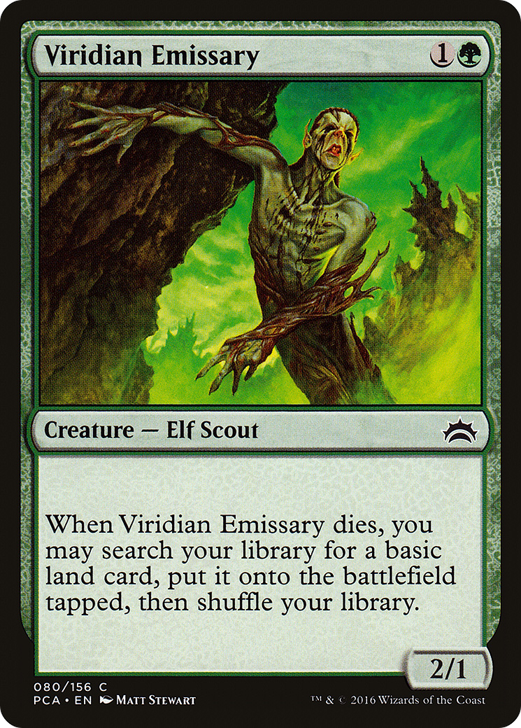 Viridian Emissary (PCA-080) - Planechase Anthology - Premium MTG Single from Wizards of the Coast - Just $0.25! Shop now at Game Crave Tournament Store
