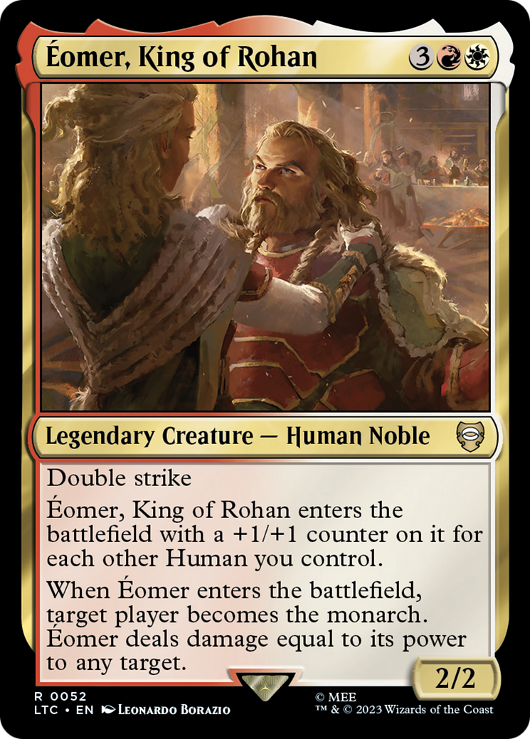 Éomer, King of Rohan (LTC-052) - Tales of Middle-earth Commander - Premium MTG Single from Wizards of the Coast - Just $0.08! Shop now at Game Crave Tournament Store