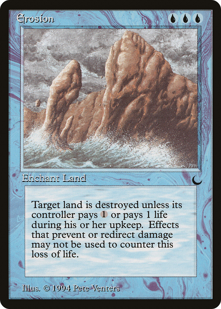 Erosion (DRK-026) - The Dark - Premium MTG Single from Wizards of the Coast - Just $0.08! Shop now at Game Crave Tournament Store