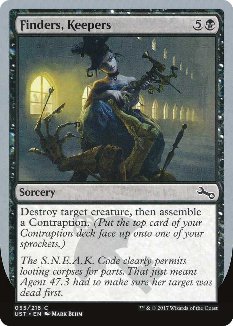 Finders, Keepers (UST-055) - Unstable - Premium MTG Single from Wizards of the Coast - Just $0.08! Shop now at Game Crave Tournament Store