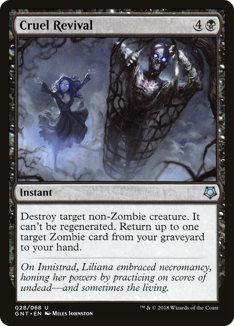 Cruel Revival (GNT-028) - Game Night - Premium MTG Single from Wizards of the Coast - Just $0.27! Shop now at Game Crave Tournament Store