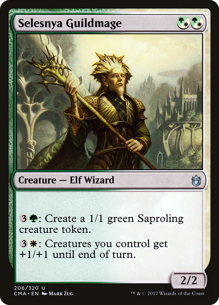Selesnya Guildmage (CMA-206) - Commander Anthology - Premium MTG Single from Wizards of the Coast - Just $0.25! Shop now at Game Crave Tournament Store