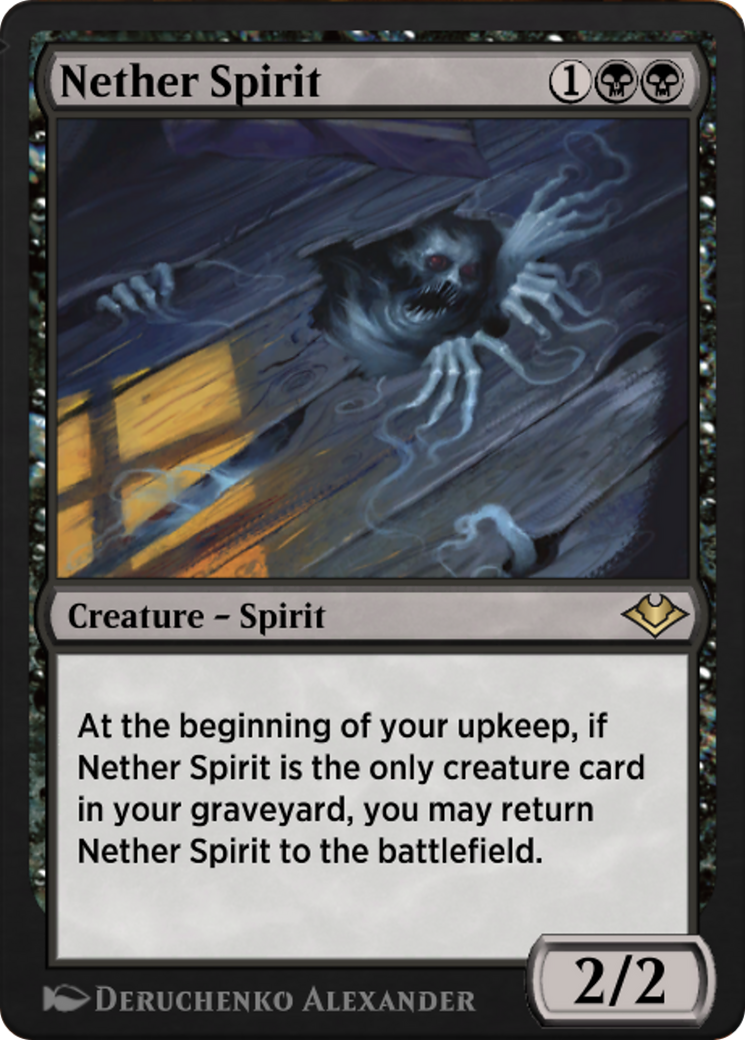 Nether Spirit (J21-366) - Jumpstart: Historic Horizons - Premium MTG Single from Wizards of the Coast - Just $0! Shop now at Game Crave Tournament Store