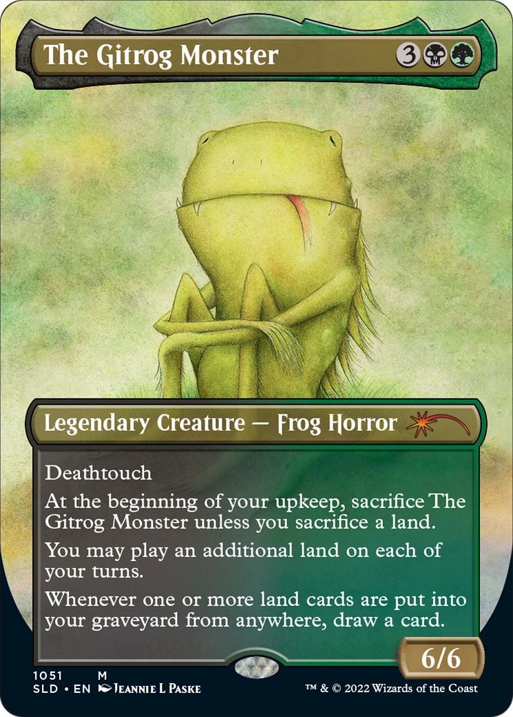 The Gitrog Monster (SLD-1051) - Secret Lair Drop (Borderless) - Premium MTG Single from Wizards of the Coast - Just $5.50! Shop now at Game Crave Tournament Store