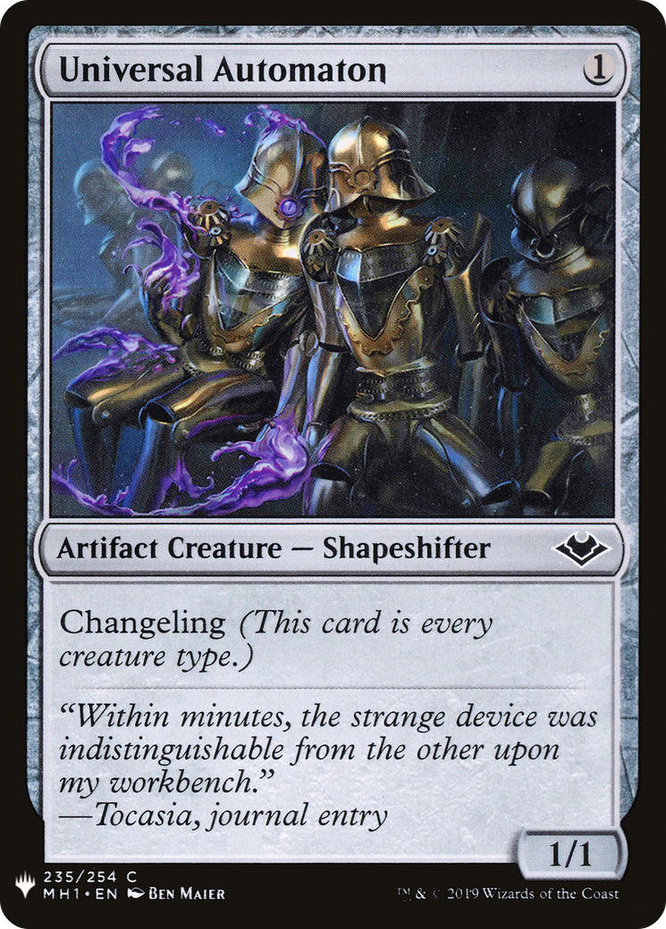 Universal Automaton (MB1-1647) - Mystery Booster - Premium MTG Single from Wizards of the Coast - Just $0.27! Shop now at Game Crave Tournament Store