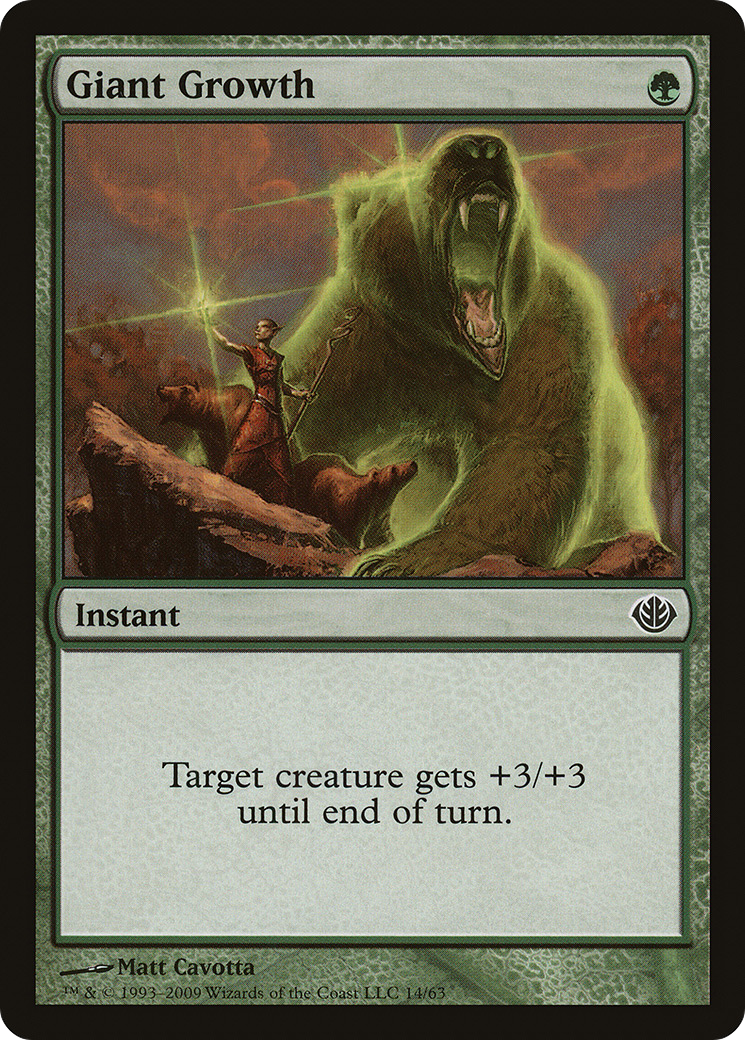 Giant Growth (DDD-014) - Duel Decks: Garruk vs. Liliana - Premium MTG Single from Wizards of the Coast - Just $0.08! Shop now at Game Crave Tournament Store