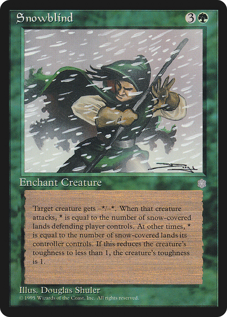 Snowblind (ICE-264) - Ice Age - Premium MTG Single from Wizards of the Coast - Just $0.41! Shop now at Game Crave Tournament Store