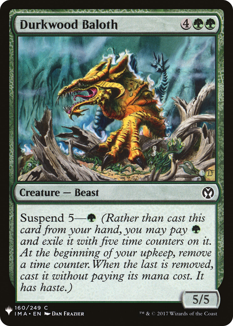 Durkwood Baloth (MB1-1188) - Mystery Booster - Premium MTG Single from Wizards of the Coast - Just $0.25! Shop now at Game Crave Tournament Store