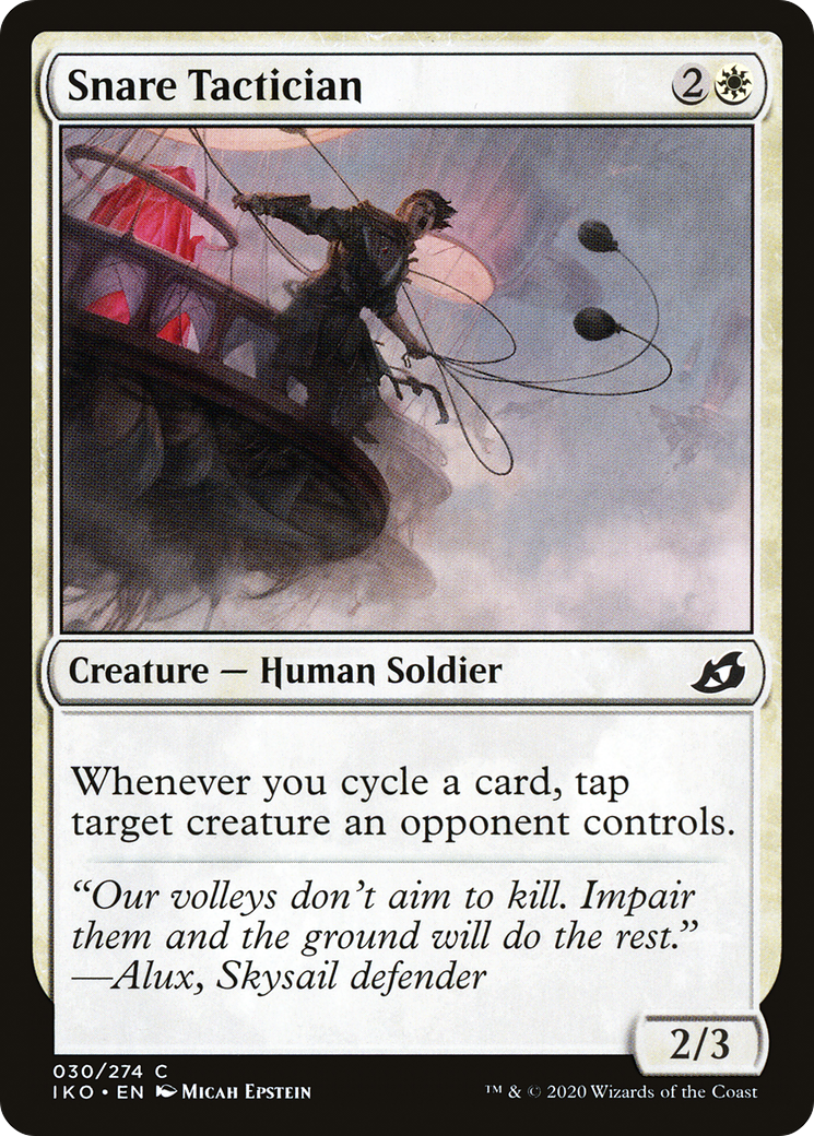 Snare Tactician (IKO-030) - Ikoria: Lair of Behemoths - Premium MTG Single from Wizards of the Coast - Just $0.08! Shop now at Game Crave Tournament Store
