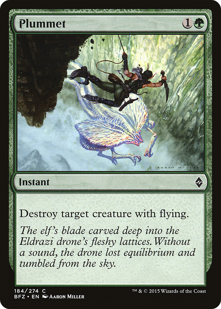 Plummet (BFZ-184) - Battle for Zendikar - Premium MTG Single from Wizards of the Coast - Just $0.08! Shop now at Game Crave Tournament Store