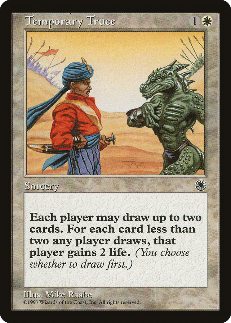 Temporary Truce (POR-033) - Portal - Premium MTG Single from Wizards of the Coast - Just $4.84! Shop now at Game Crave Tournament Store