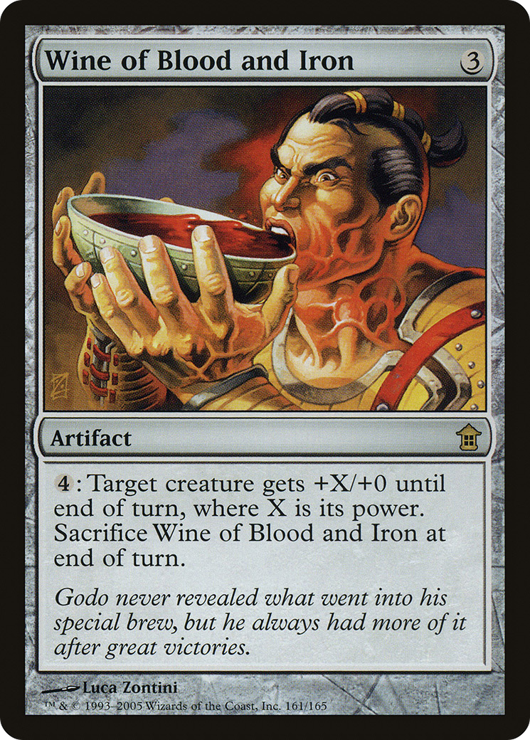 Wine of Blood and Iron (SOK-161) - Saviors of Kamigawa Foil - Premium MTG Single from Wizards of the Coast - Just $0.59! Shop now at Game Crave Tournament Store