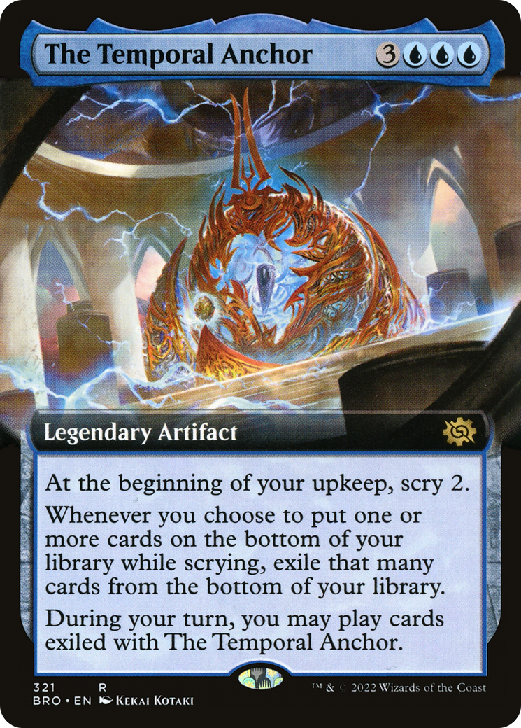 The Temporal Anchor (BRO-321) - The Brothers' War: (Extended Art) - Premium MTG Single from Wizards of the Coast - Just $0.08! Shop now at Game Crave Tournament Store