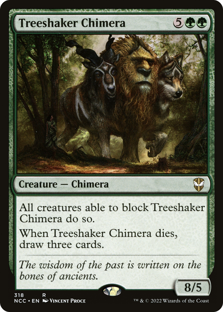Treeshaker Chimera (NCC-318) - New Capenna Commander - Premium MTG Single from Wizards of the Coast - Just $0.32! Shop now at Game Crave Tournament Store