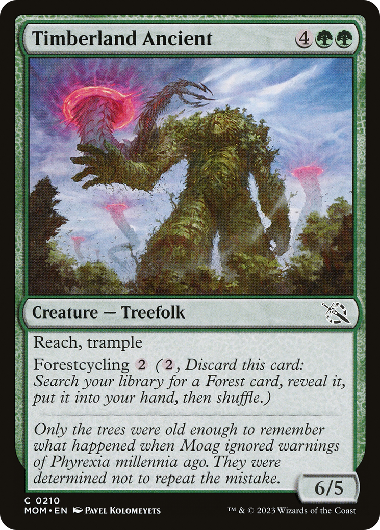 Timberland Ancient (MOM-210) - March of the Machine - Premium MTG Single from Wizards of the Coast - Just $0.08! Shop now at Game Crave Tournament Store