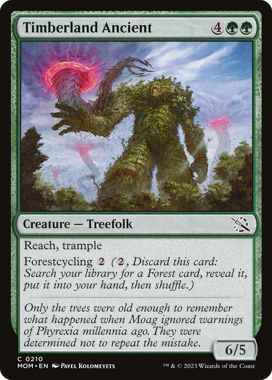 Timberland Ancient (MOM-210) - March of the Machine - Premium MTG Single from Wizards of the Coast - Just $0.08! Shop now at Game Crave Tournament Store