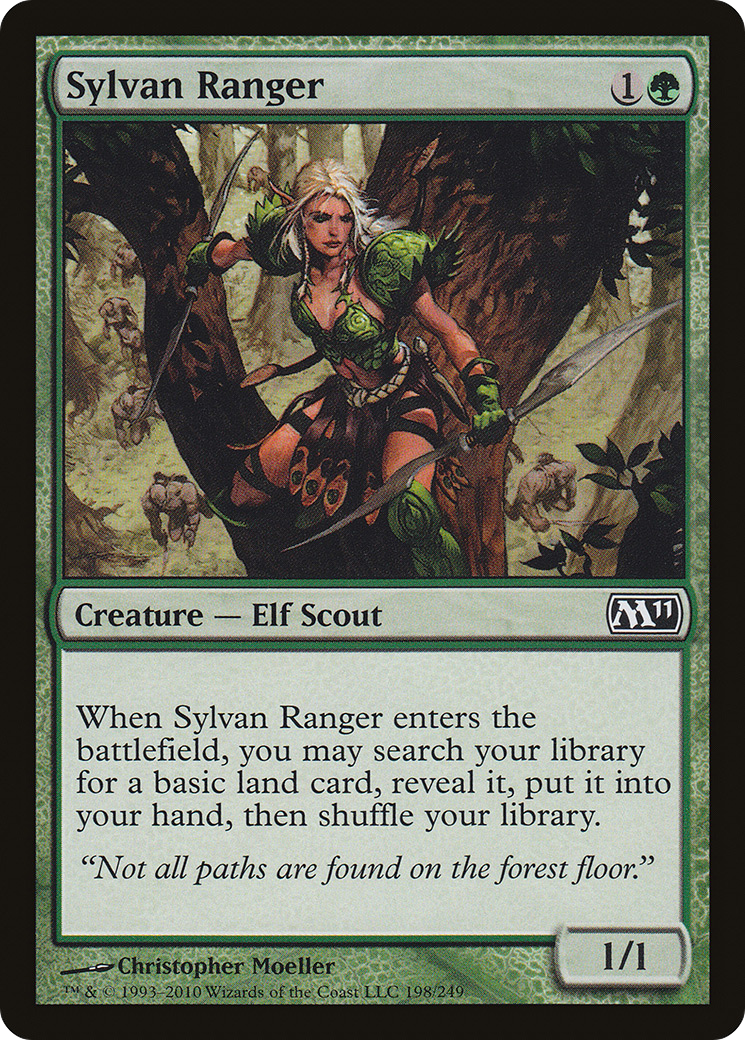 Sylvan Ranger (M11-198) - Magic 2011 - Premium MTG Single from Wizards of the Coast - Just $0.25! Shop now at Game Crave Tournament Store