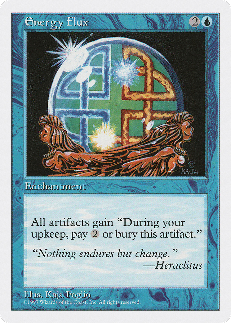 Energy Flux (5ED-083) - Fifth Edition - Premium MTG Single from Wizards of the Coast - Just $0.08! Shop now at Game Crave Tournament Store