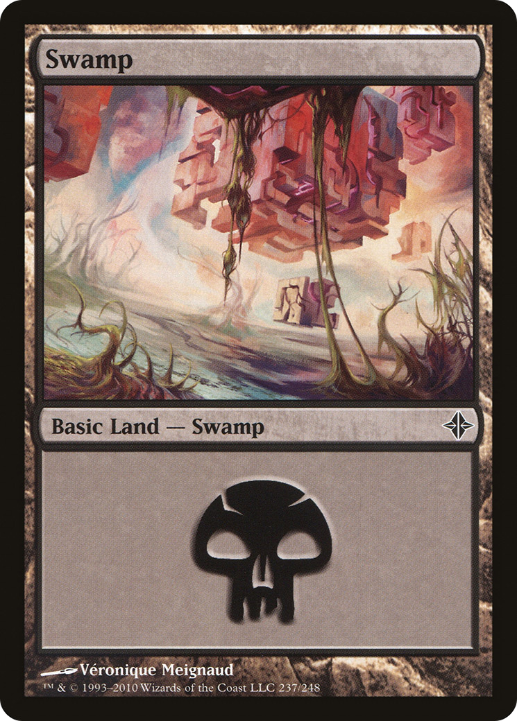 Swamp (ROE-237) - Rise of the Eldrazi Foil - Premium MTG Single from Wizards of the Coast - Just $1.08! Shop now at Game Crave Tournament Store