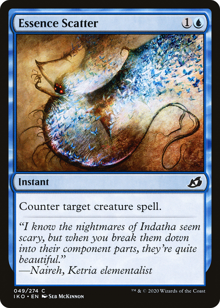 Essence Scatter (IKO-049) - Ikoria: Lair of Behemoths Foil - Premium MTG Single from Wizards of the Coast - Just $0.25! Shop now at Game Crave Tournament Store