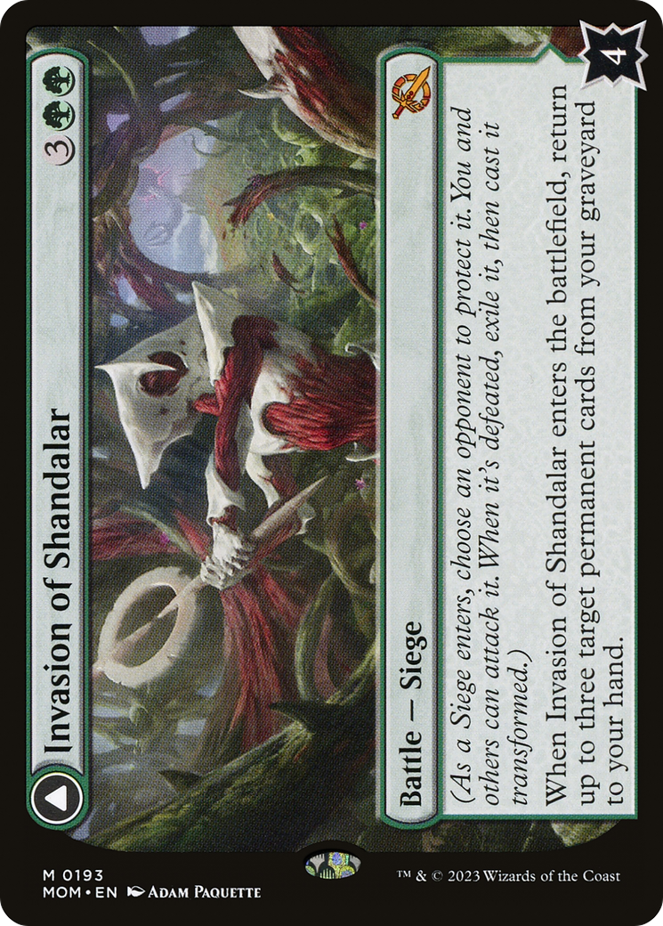 Invasion of Shandalar // Leyline Surge (MOM-193) - March of the Machine Foil - Premium MTG Single from Wizards of the Coast - Just $0.42! Shop now at Game Crave Tournament Store