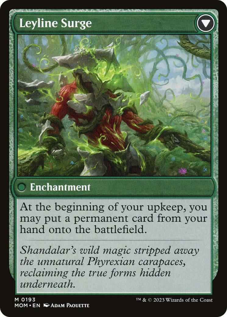Invasion of Shandalar // Leyline Surge (MOM-193) - March of the Machine Foil - Premium MTG Single from Wizards of the Coast - Just $0.42! Shop now at Game Crave Tournament Store
