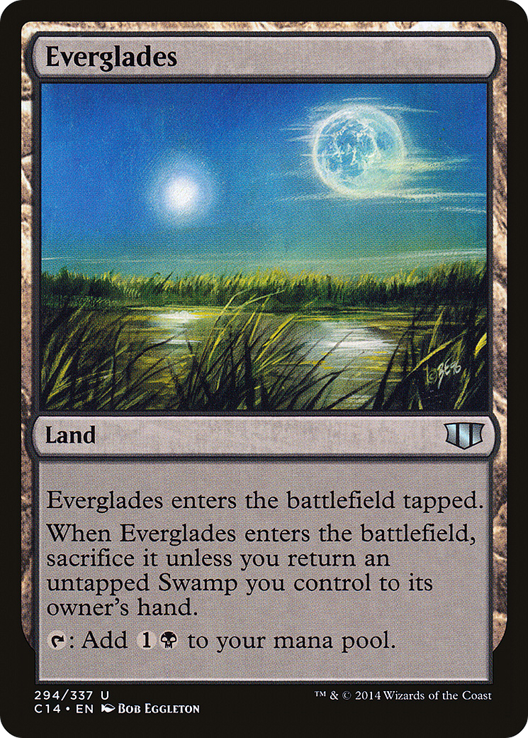 Everglades (C14-294) - Commander 2014 - Premium MTG Single from Wizards of the Coast - Just $0.58! Shop now at Game Crave Tournament Store