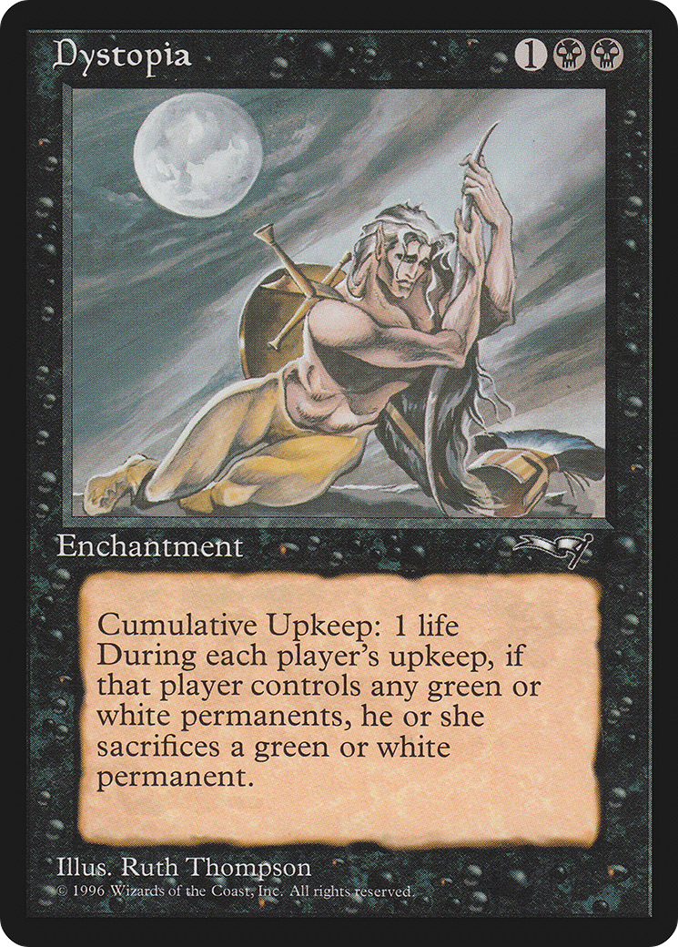 Dystopia (ALL-047) - Alliances - Premium MTG Single from Wizards of the Coast - Just $4.14! Shop now at Game Crave Tournament Store