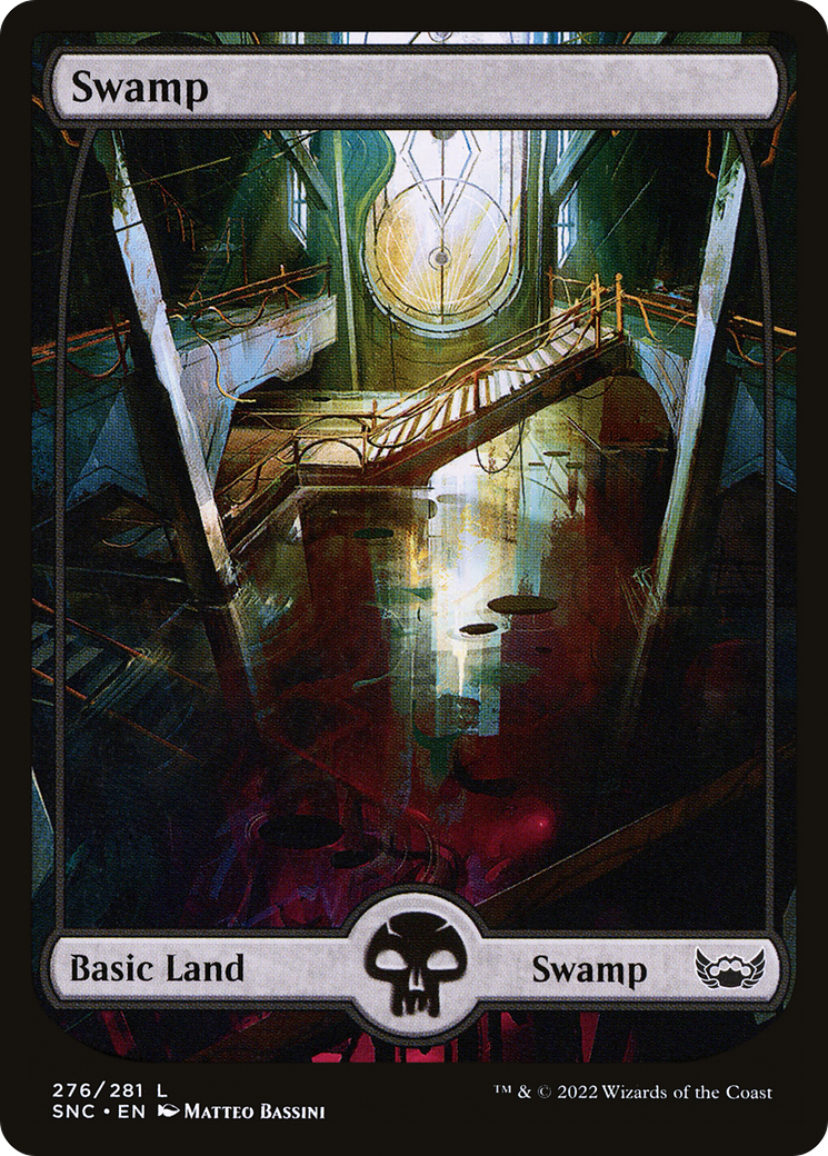 Swamp (SNC-276) - Streets of New Capenna: (Full Art) Foil - Premium MTG Single from Wizards of the Coast - Just $0.32! Shop now at Game Crave Tournament Store