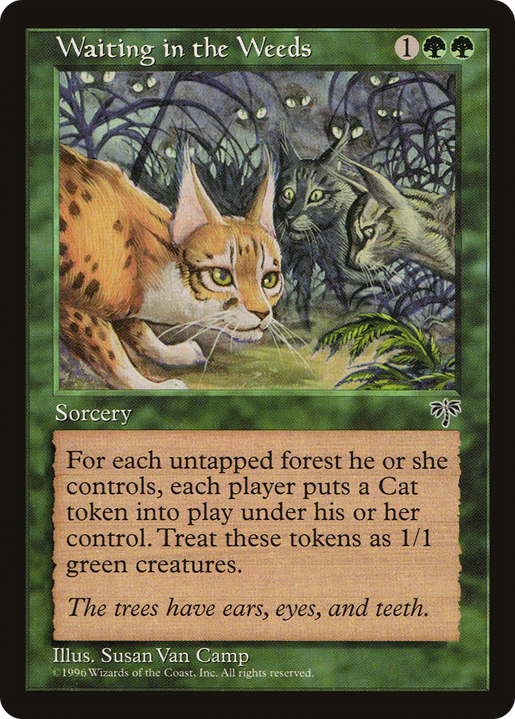 Waiting in the Weeds (MIR-252) - Mirage - Premium MTG Single from Wizards of the Coast - Just $0.79! Shop now at Game Crave Tournament Store