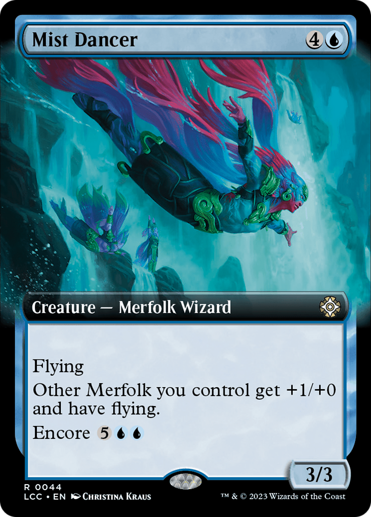 Mist Dancer (LCC-044) - The Lost Caverns of Ixalan Commander: (Extended Art) - Premium MTG Single from Wizards of the Coast - Just $0.10! Shop now at Game Crave Tournament Store
