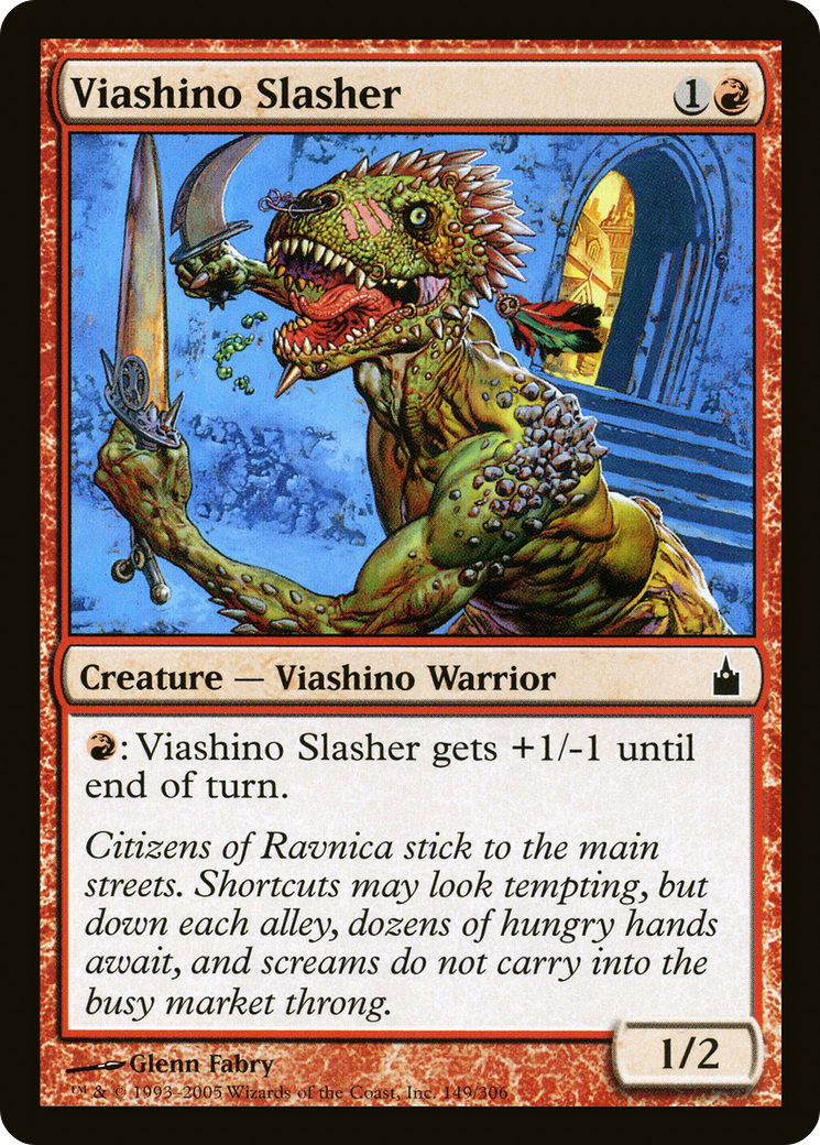 Viashino Slasher (RAV-149) - Ravnica: City of Guilds - Premium MTG Single from Wizards of the Coast - Just $0.08! Shop now at Game Crave Tournament Store