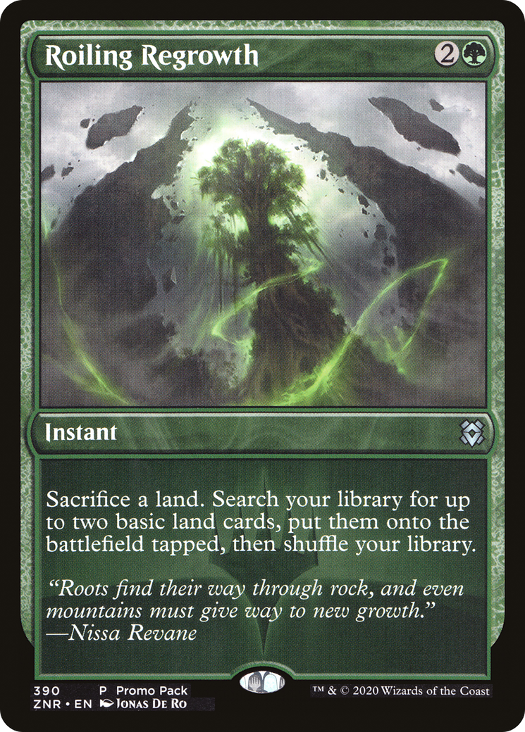 Roiling Regrowth (ZNR-390) - Zendikar Rising - Premium MTG Single from Wizards of the Coast - Just $0.41! Shop now at Game Crave Tournament Store