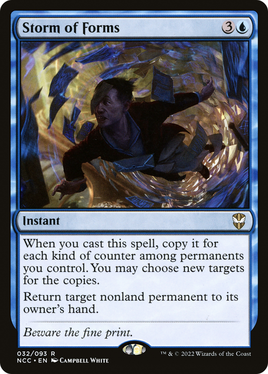 Storm of Forms (NCC-032) - New Capenna Commander - Premium MTG Single from Wizards of the Coast - Just $0.25! Shop now at Game Crave Tournament Store
