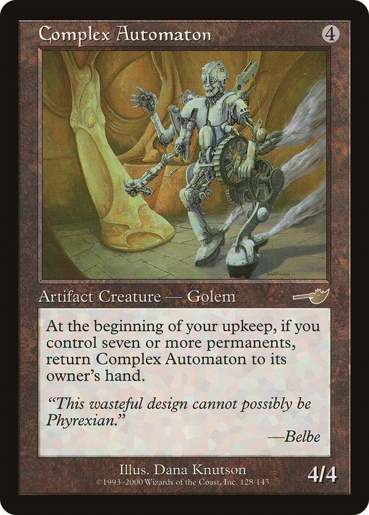 Complex Automaton (NEM-128) - Nemesis - Premium MTG Single from Wizards of the Coast - Just $0.08! Shop now at Game Crave Tournament Store